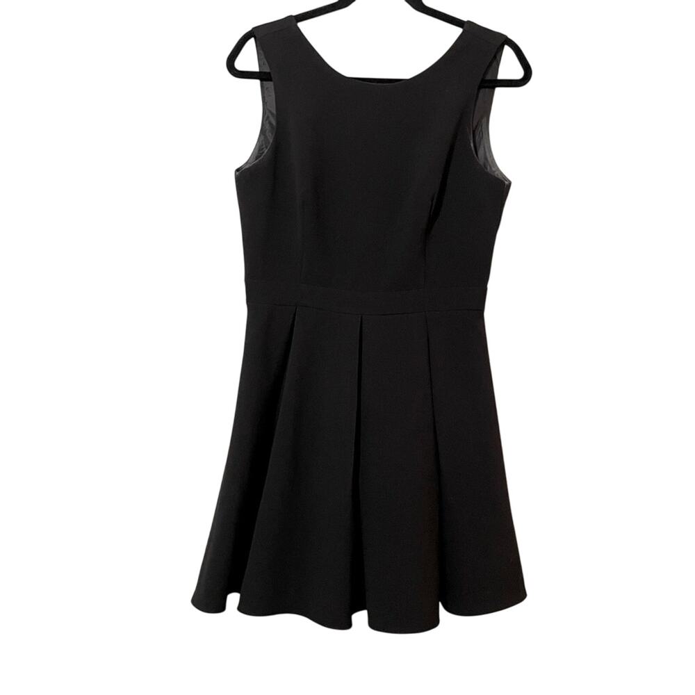 ASOS Black Sleeveless Fit & Flare Mini Dress Womens 8 Skater Whimsigoth Fall